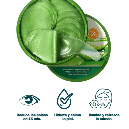 Mascarilla de ojos de colágeno aloe vera